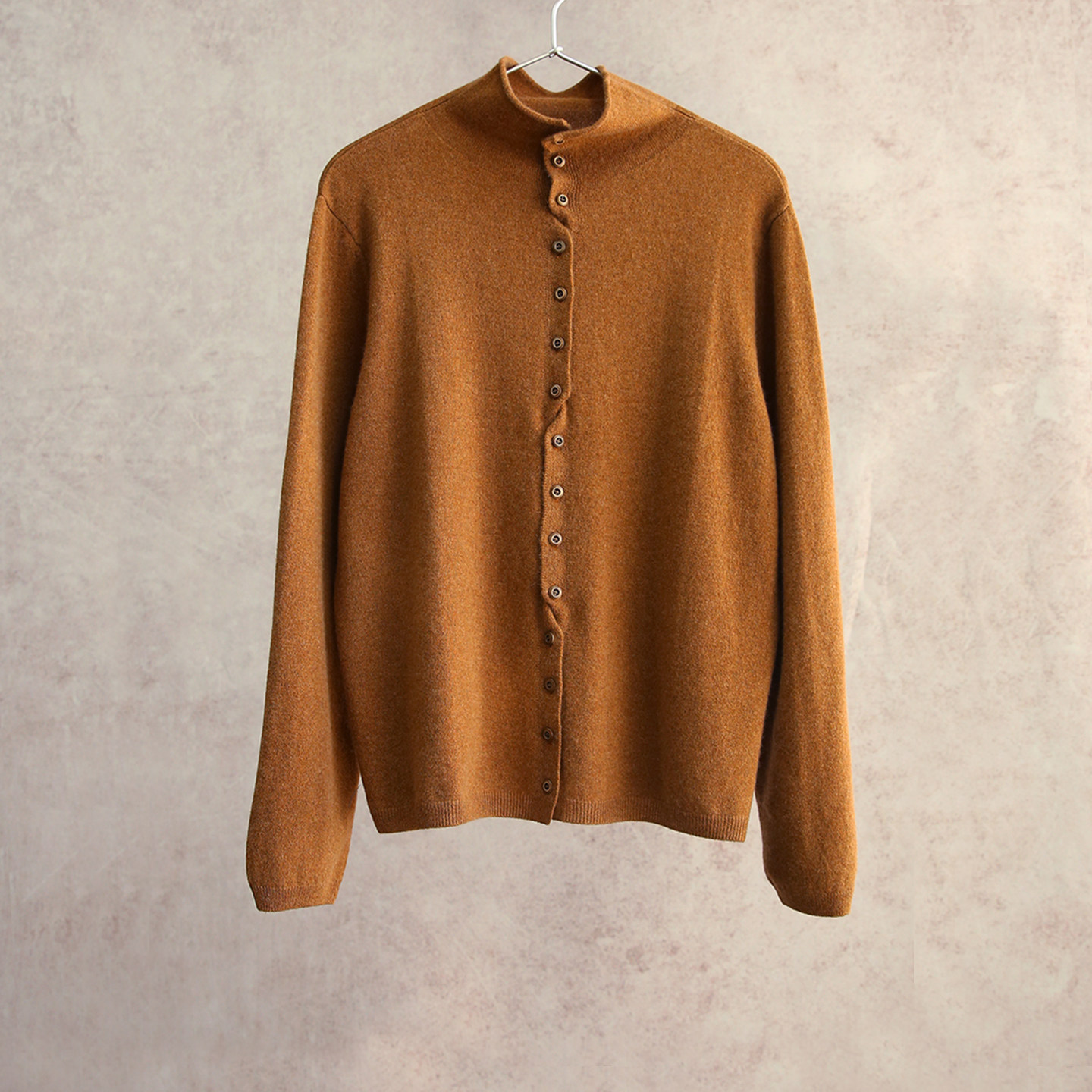 云芝元 秋冬款康赛妮棕色半高领baby羊绒扭纽扣开衫羊绒衫0107-M,女装/女士精品,羊绒衫,淘宝优惠券,粉丝福利购,淘宝优惠卷