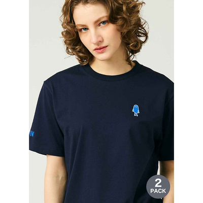 graniph 美丽影子全棉印花短袖T恤 男女同款 G3-1