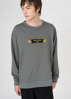 graniph 新款狗太长圆领刺绣宽松卫衣 G2-2