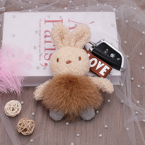 凝天裘缘装死兔小萌兔子狐狸毛