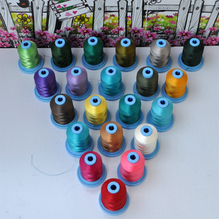 美国ROBISON-ANTON电脑绣花线人造丝线涤纶丝线进口缝纫线1100码