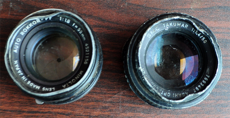 minolta auto rokkor-pf 1:1.8 单反尸体镜头故障品