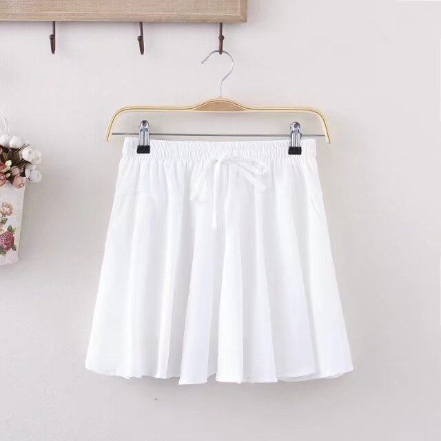 7057 Fat sister Big size dress 200 Thin section Cool off Chiffon Culottes Short skirt sunlight Pleated skirt Show thinin the Women's clothing/Boutique , Skirts  category - from Buy2taobao.com to provide professional Taobao agent buy service