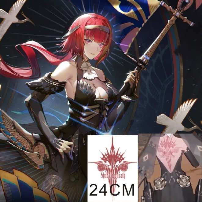 战双帕弥什 薇拉·绯耀同款纹身贴 后背贴 Vera COS防水持久,家居饰品,其他贴饰,淘宝优惠券,粉丝福利购,淘宝优惠卷