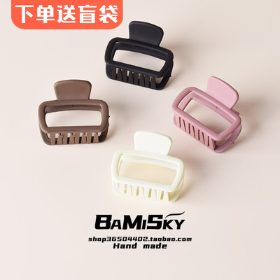 2024新款方形小号鲨鱼夹发卡