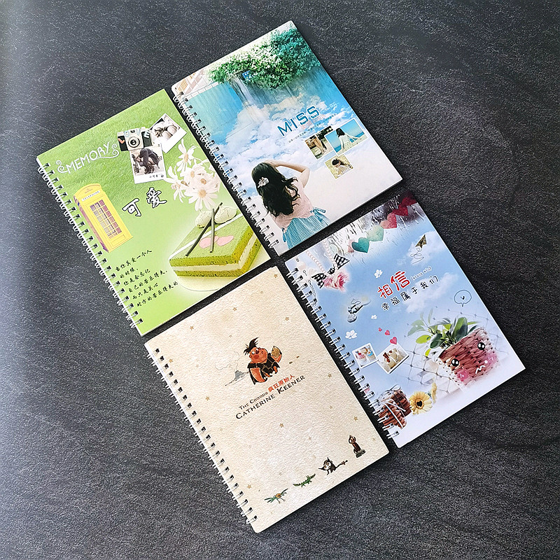 A5线圈本50张文具笔记本子22-80韩国小清新简约大学生记事本