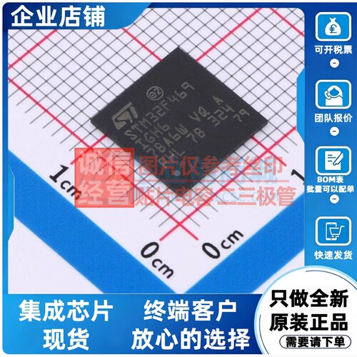 单片机(MCU/MPU/SOC) STM32F469IGH6 BGA-201 意法半导体芯片