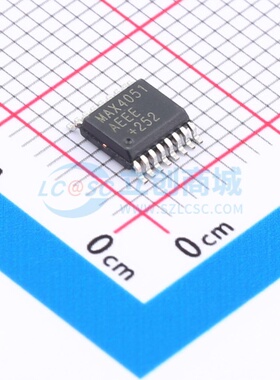 模拟开关/多路复用器 MAX4051AEEE+ QSOP-16 MAXIM(美信) 元器件