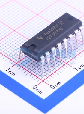 数字比较器 CD74HC85E PDIP-16 TI/德州 电子元器件配单原装正品