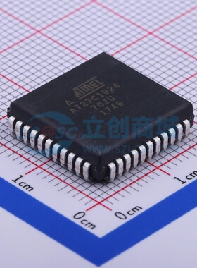 EEPROM AT27C1024-70JU PLCC-44(16.6x16.6) MICROCHIP(美国微芯)