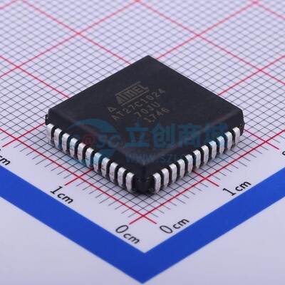 EEPROM AT27C1024-70JU PLCC-44(16.6x16.6) MICROCHIP(美国微芯)