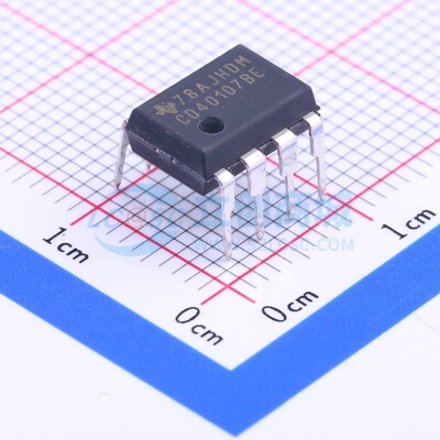 逻辑门 CD40107BE DIP-8 TI/德州 电子元器件配单原装正品