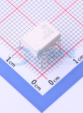 逻辑输出光耦 FOD3120V DIP-8 onsemi(安森美) 电子元件原装正品