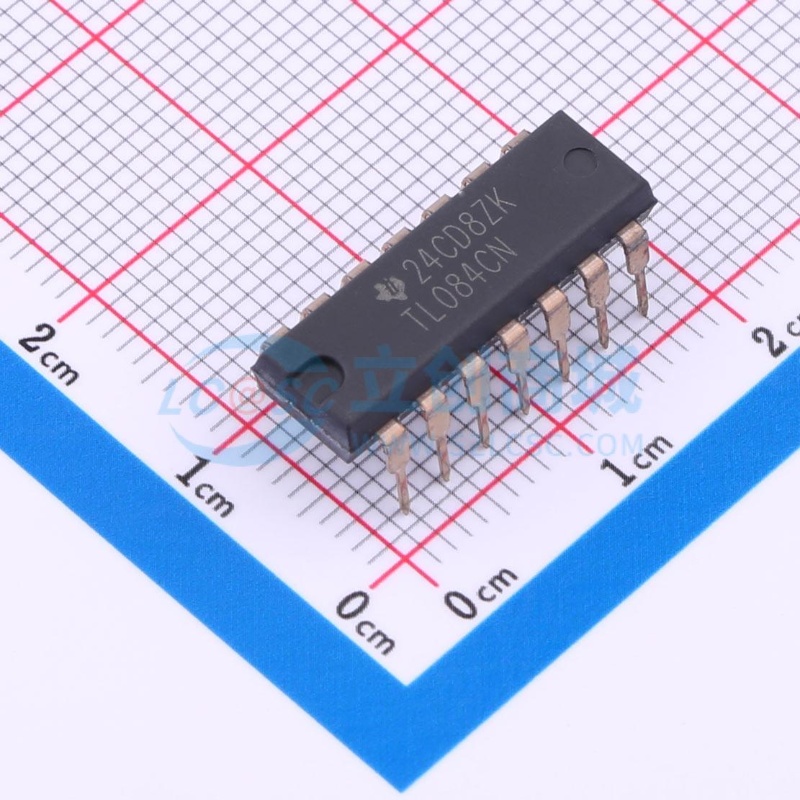 FET输入运放 TL084CN DIP-14 TI/德州 电子元器件配单原装正品