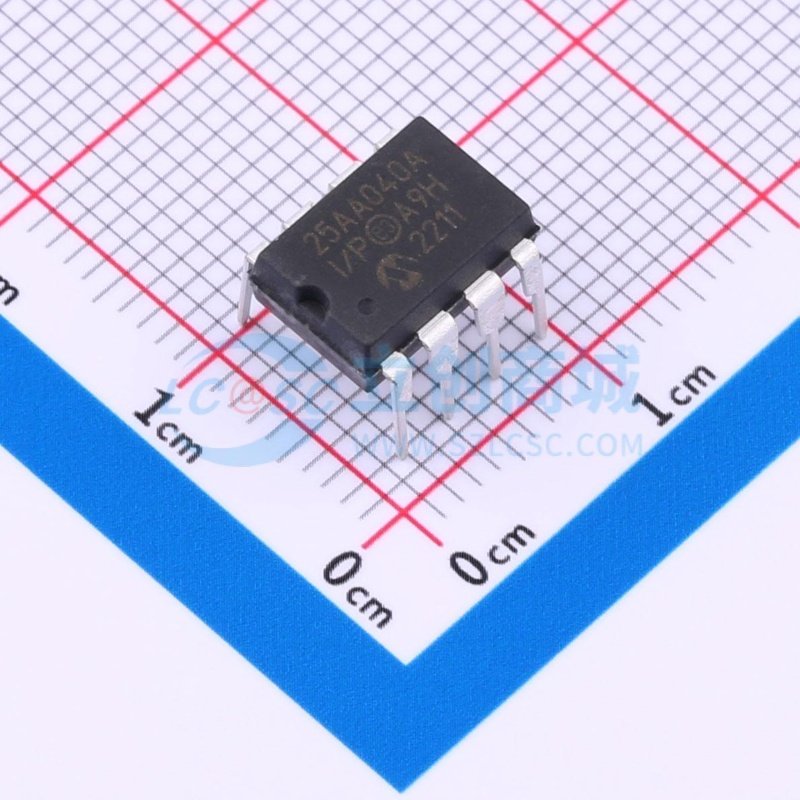 EEPROM 25AA040A-I/P PDIP-8 MICROCHIP(美国微芯) 电子元件配单