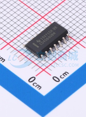 反相器 CD4069UBM SOIC-14 TI/德州 电子元器件配单原装正品