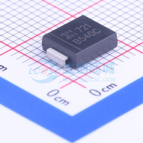 肖特基二极管 B540C-13-F DO-214AB DIODES(美台) 电子元器件配单