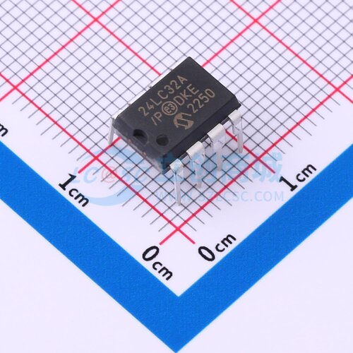 EEPROM 24LC32A/P PDIP-8 MICROCHIP(美国微芯) 电子元件原装正品