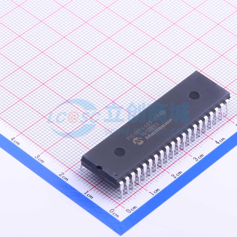 单片机(MCU/MPU/SOC) PIC18F4685-I/P PDIP-40 MICROCHIP(美国微