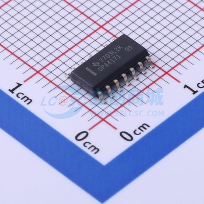 运算放大器 OPA4171AID SOIC-14 TI/德州 电子元器件配单原装正品