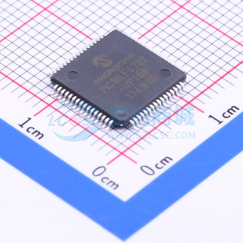 单片机(MCU/MPU/SOC) PIC18LF6722-I/PT TQFP-64 MICROCHIP(美国
