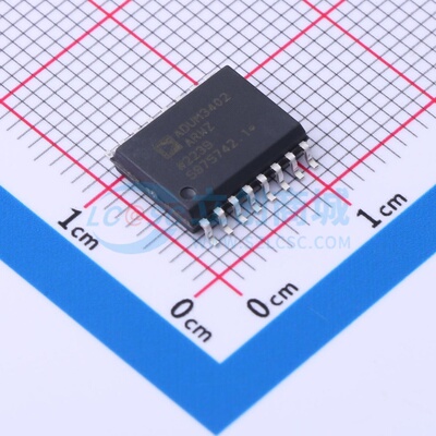 数字隔离器 ADUM3402ARWZ SOIC-16 ADI(亚德诺) 电子元件原装正品