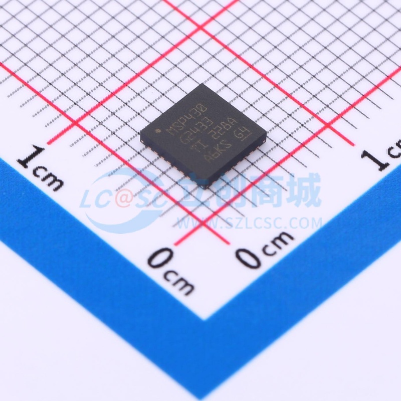 单片机(MCU/MPU/SOC) MSP430G2433IRHB32R VQFN-32 TI/德州 原装