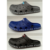 特价 包头纯色日常沙滩防滑塑胶一字休闲防滑男凉拖鞋 2025夏季 时尚