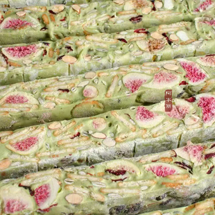 阿本丽雪花酥无花果抹茶草莓蓝莓酸奶巧克力布朗尼生椰拿铁好食材