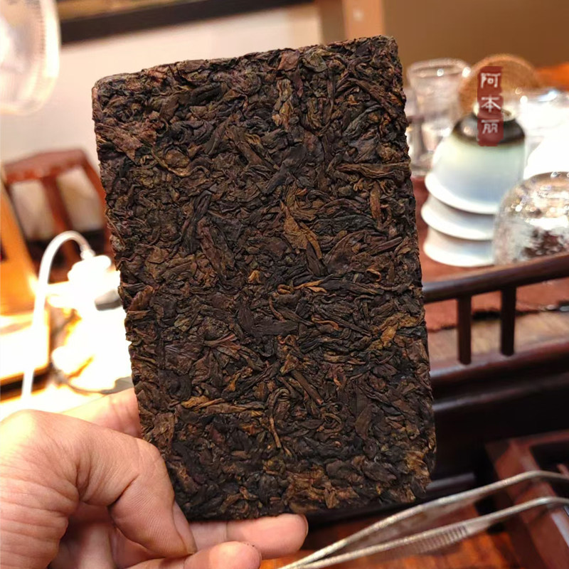 阿本丽云南普洱茶 2018年熟茶砖茶200克(1号)