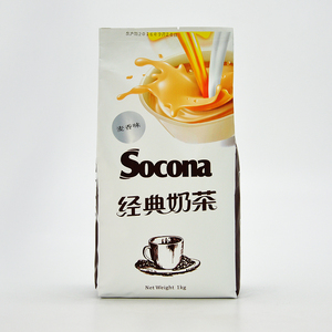 Socona经典奶茶 麦香早餐奶茶粉1000g 速溶 咖啡机奶茶店原料