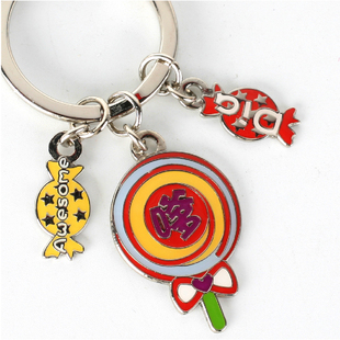 2010年上海世博会 上海方言嗲字钥匙扣 官方正品 世博纪念品