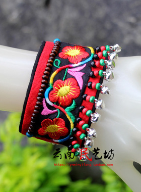 云南民族特色手工盘扣布艺手链
