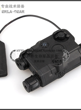 特价AN-PEQ15功能版LED白光+红镭射指示电筒黑色工程塑料er