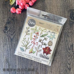 Festive Sizzix Funky 圣诞节 进口切模 时髦