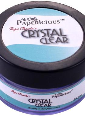 Papericious Rajni Chawla's 透明水晶装饰闪粉 Crystal Clear