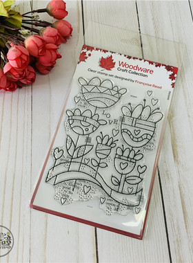 Woodware 爱情花园 Love Garden 进口透明印章