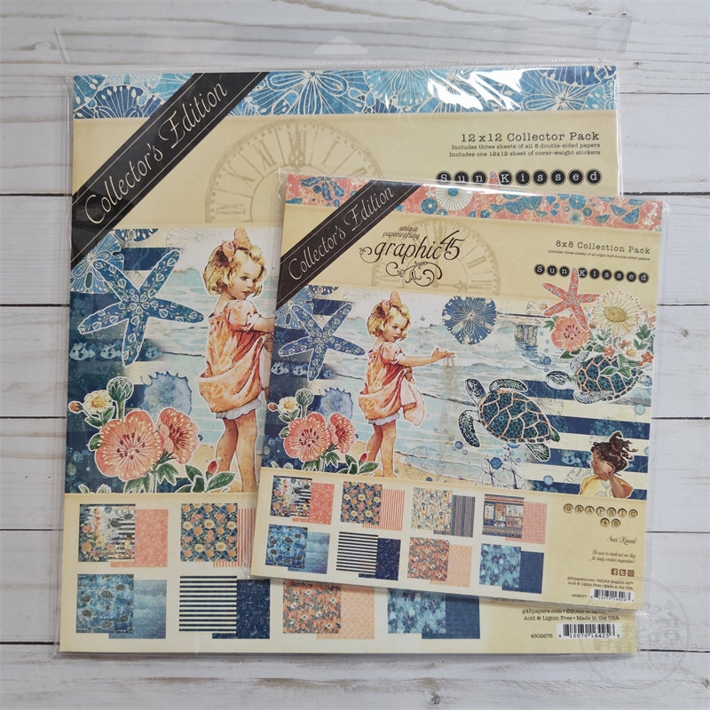 Graphic45双面纸本DIY手工制作