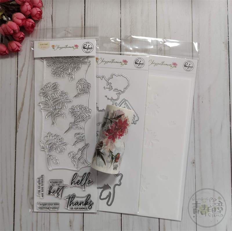 Pink Fresh 雅韵雏菊 Chrysanthemum 透明
