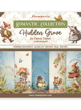 Stamperia 隐蔽的树林 Hidden Grove 进口纸本及配件