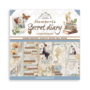 Stamperia 秘密日记 Secret Diary 进口主题纸本配件