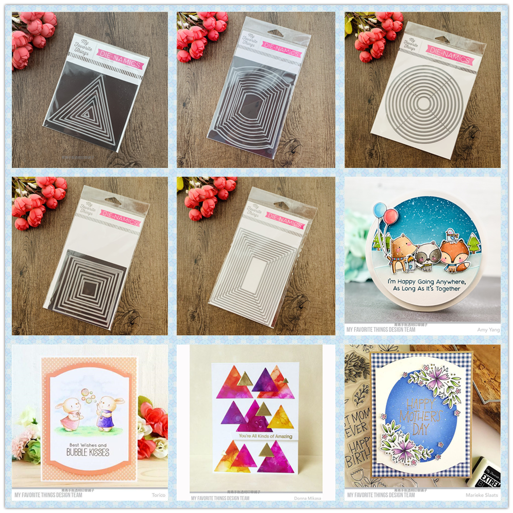 My favorite things 多款图形切模 STAX 基础进口切模