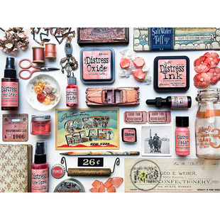 Distress Oxide 新色 咸味太妃糖 Saltwater taffy 进口印台系列