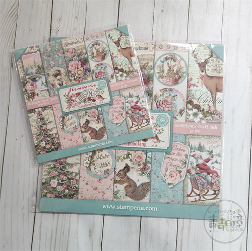 DIYStamperia进口纸本手工制作