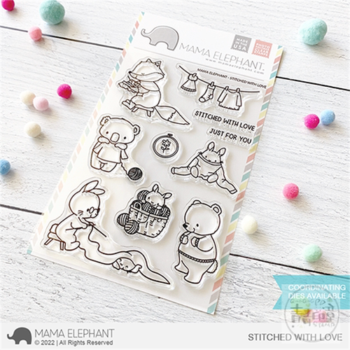 StitchedWithLove用爱缝合印章