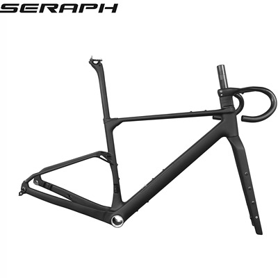 SERAPH品牌GR206磨砂黑 超轻碳纤维碟刹GRAVEL公路越野自行车架