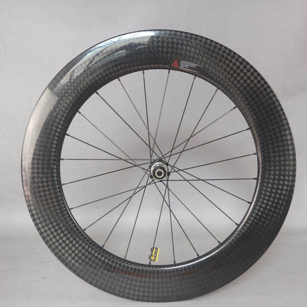 SERAPH品牌 久裕花鼓88C碟刹公路轮组700c12K平纹碳刀轮组全碳圈