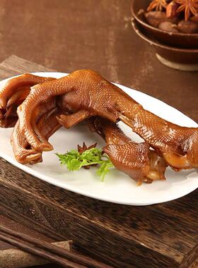 正宗潮汕特产 澄海卤水鹅脚澄海 卤鹅掌苏南狮头鹅卤水鹅掌只装