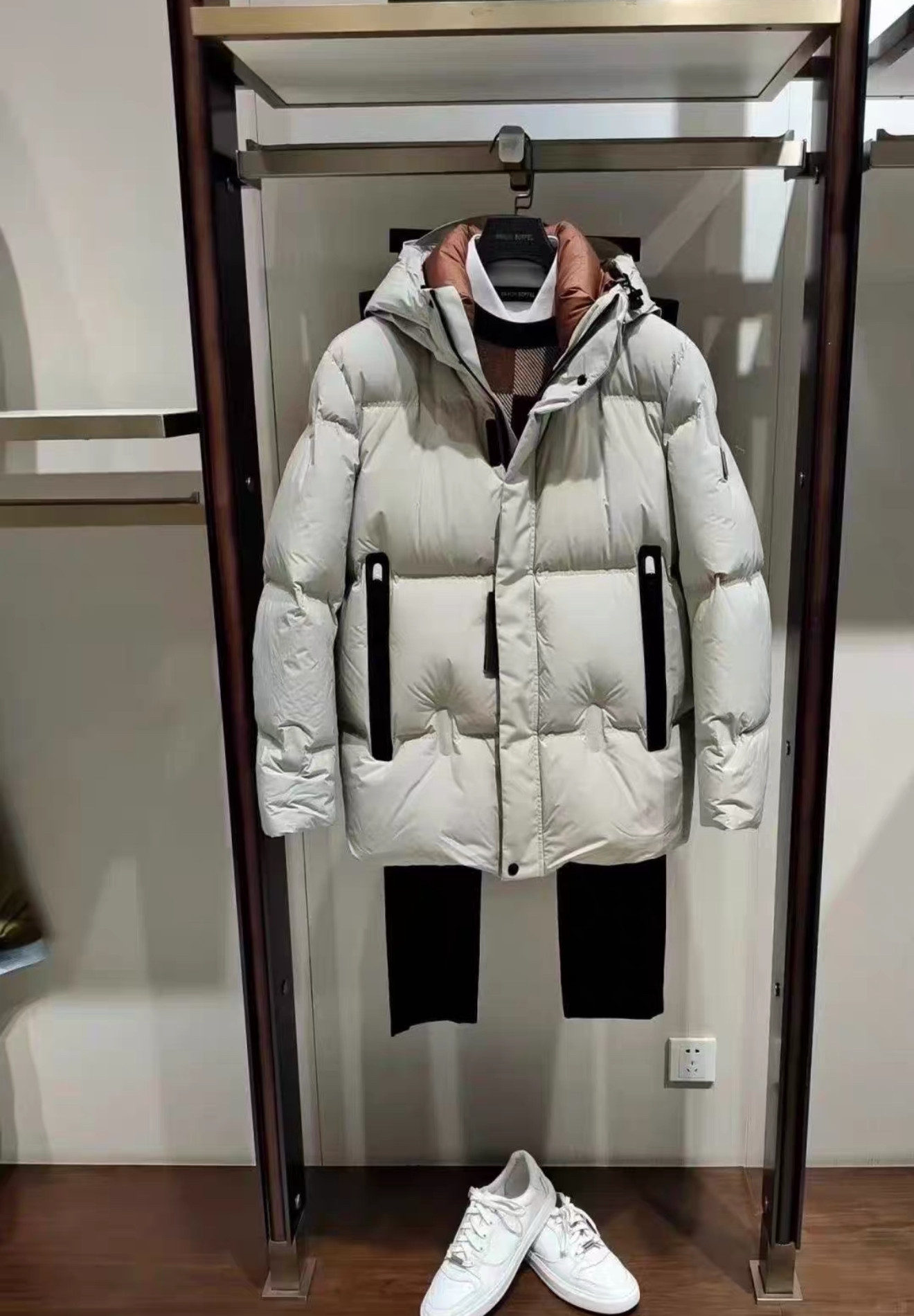 高端鹅绒大容量～柜折后3500正品德国轻奢布兰施男冬季鹅绒羽绒服