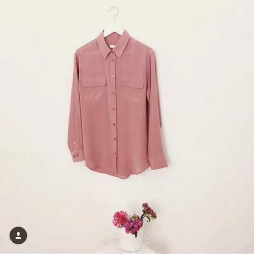 LSEQUIPMENT莫兰迪色系真丝衬衫